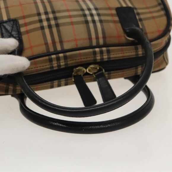 Burberry Nova Check Beige Canvas Tote Bag (Pre-Owned) - Picture 6 of 16